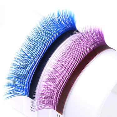 color y lash extension